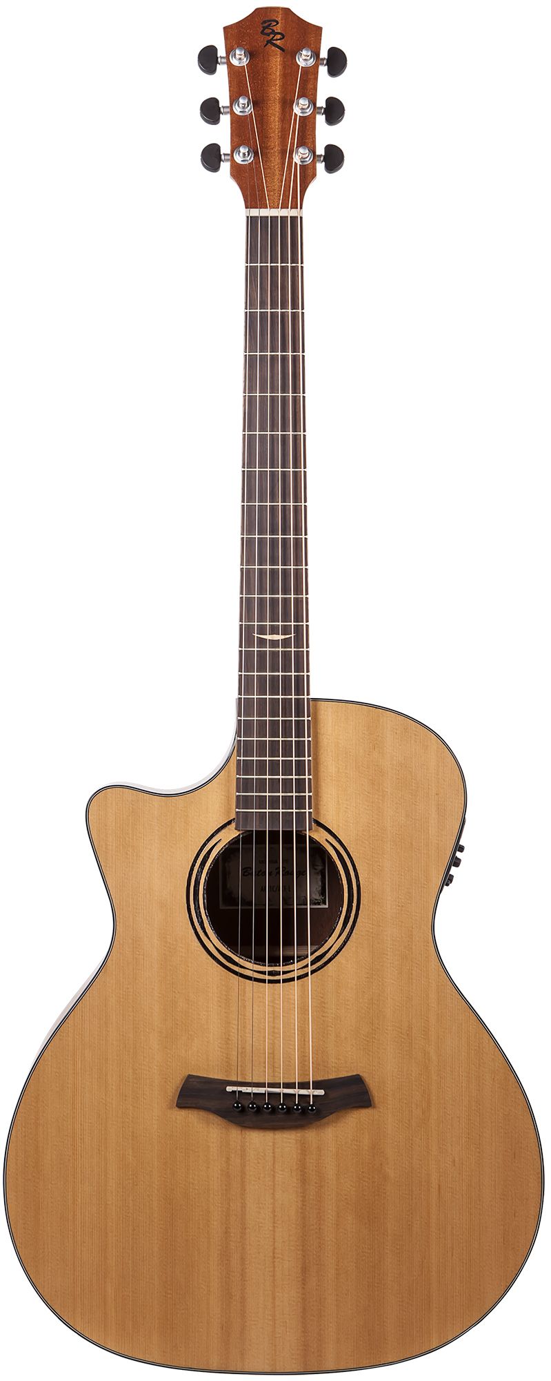 Леворукая электроакустическая гитара BATON ROUGE AR11C/ACE-L