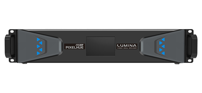 Профессиональный сервер видеосшивки/видеоконтроллер 2U Pixelhue [Lumina-2] Корпус 2U; до 4 входных карт (до 16 входных каналов) и до 2 выходных карт (до 8 выходных каналов). Низкая задержка вывода, веб-управление, резервирование питания.