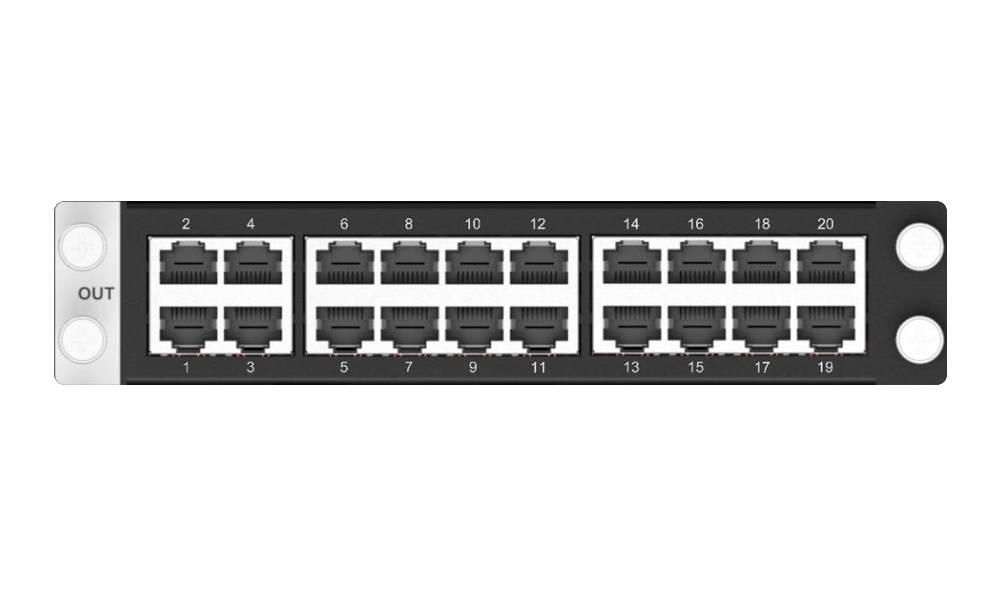 Отправляющая карта Pixelhue [LU_20xRJ45 Sending Card] для LED-экрана: 20xRJ45